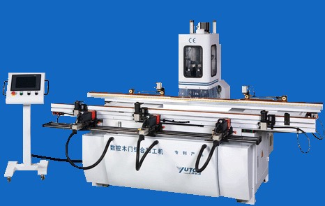 強勁木工機械 上海躍通門鎖機 木門綜合加工機